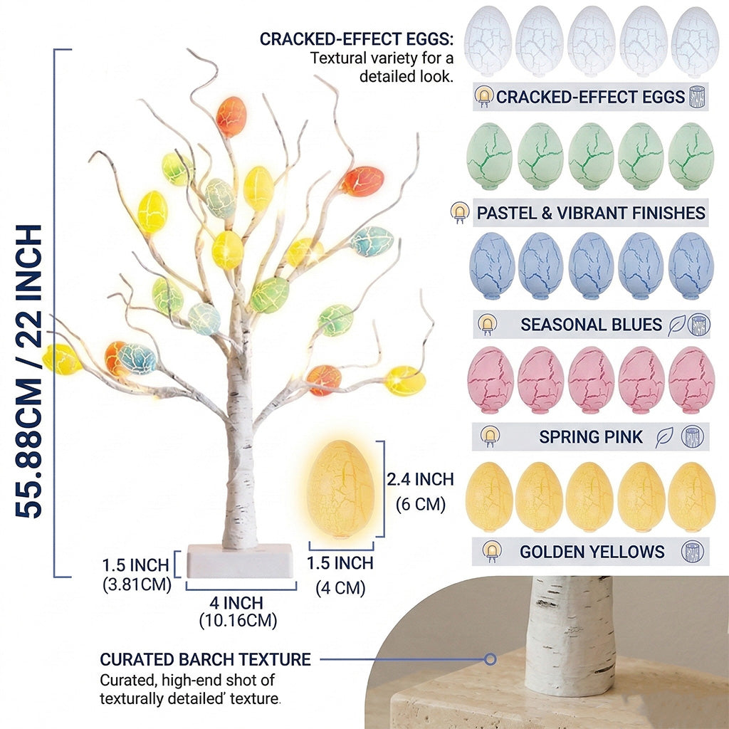 LED Easter Egg Tree