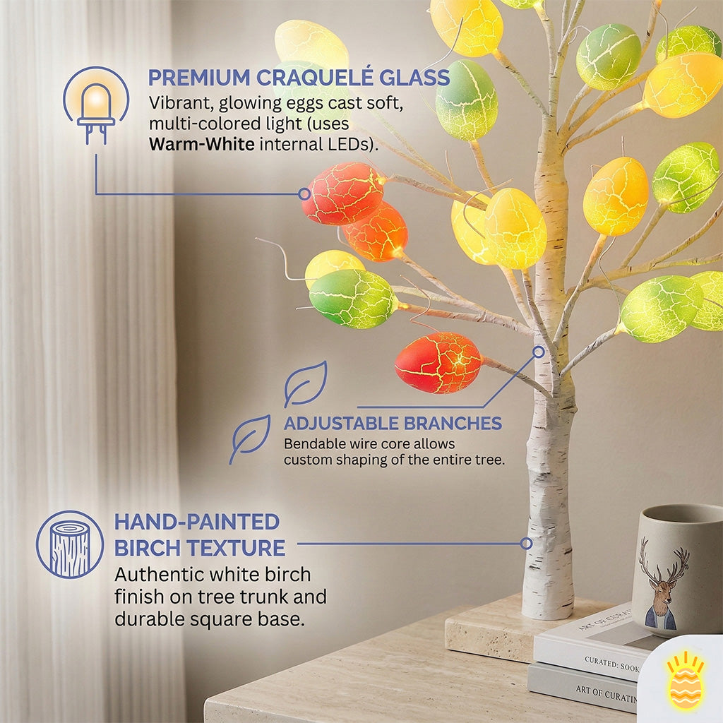 LED Easter Egg Tree